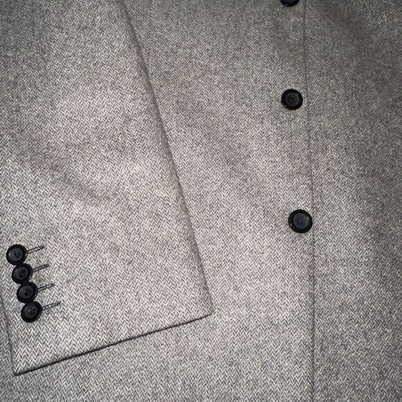 Bachrach Gray 100% Cashmere Overcoat - Picture 2 of 7